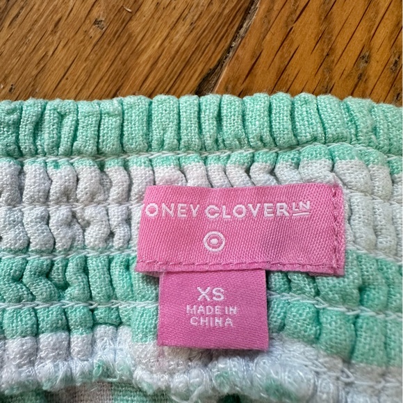 Stoney Clover Lane X Target Green Stripe Tie Tank Size XS - Picture 5 of 8